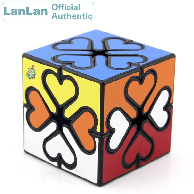 

LanLan Inner Gear Heart Magic Cube Cubo Magico Professional Neo Speed Puzzle Antistress Fidget Educational Toys For Children