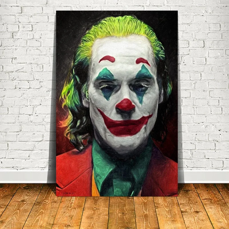 Художественные плакаты с изображением Джокера и детской картины на холсте