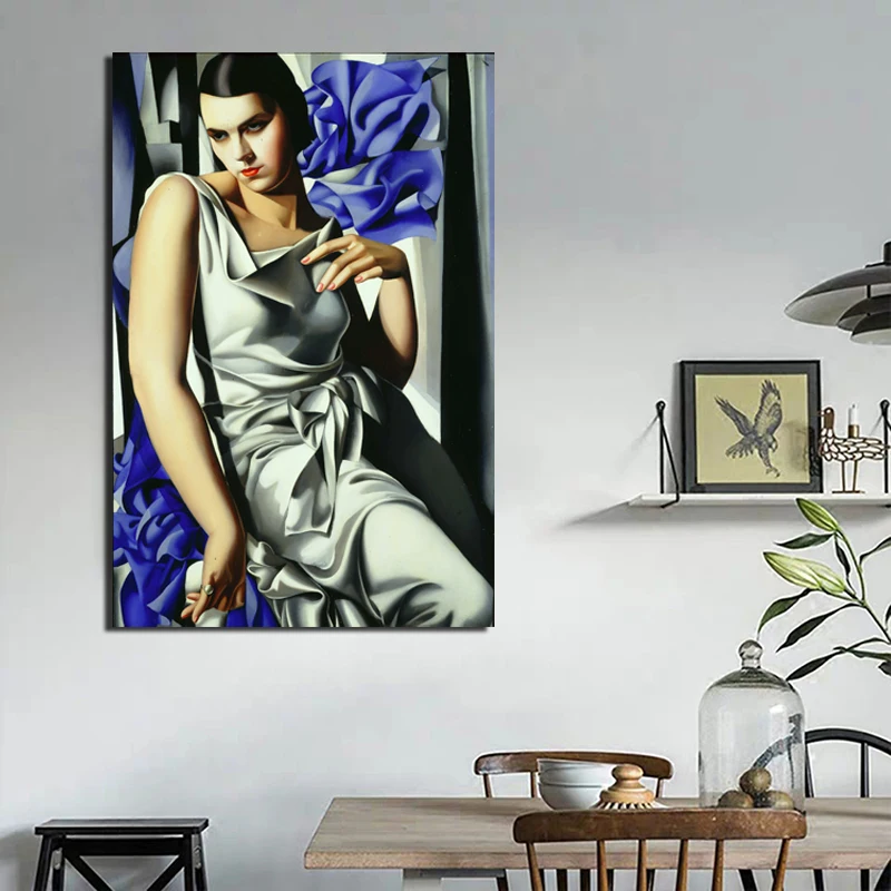 Tamara de Lempicka Cuadros Картина на холсте женщина постеры печатные мраморные настенные
