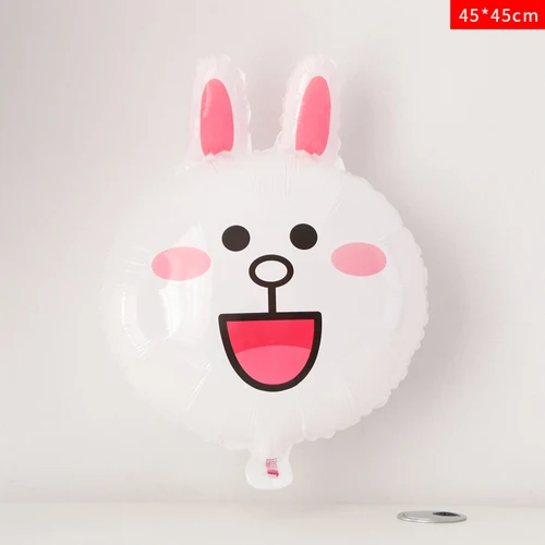 18 inch cannie Cony Кролик Кони коричневый медведь тема ребенок день рождения год украшение настенный шар мультфильм воздушный шар - Цвет: 18 inch cannie Cony