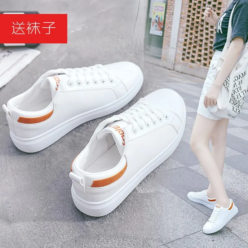 

OBM 2017 new breathable fashion men's and women's Korean shoes Casual white free shipping Male summer