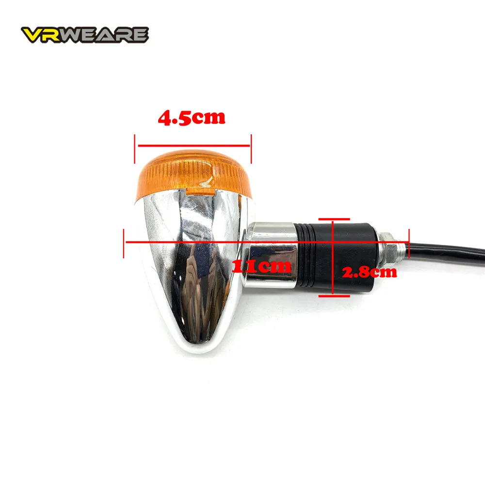 Указатели поворота для мотоцикла 2 шт. Honda VTX 1300 C R S RETRO For Kawasaki Vulcan VN 800 900 1500 1600 1700 2000|