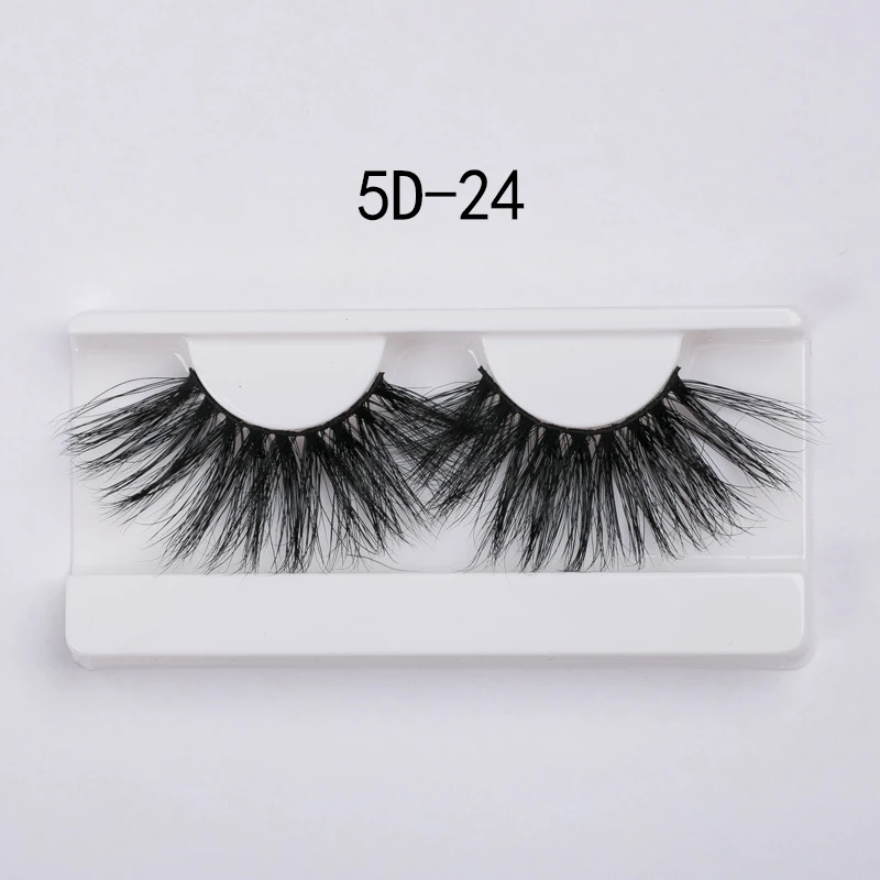 24 Eyewin, накладные ресницы 5D, норковые ресницы, настоящая норка и безжалостные ресницы, многоразовые ресницы, 25 мм, накладные ресницы, макияж - Цвет: 24