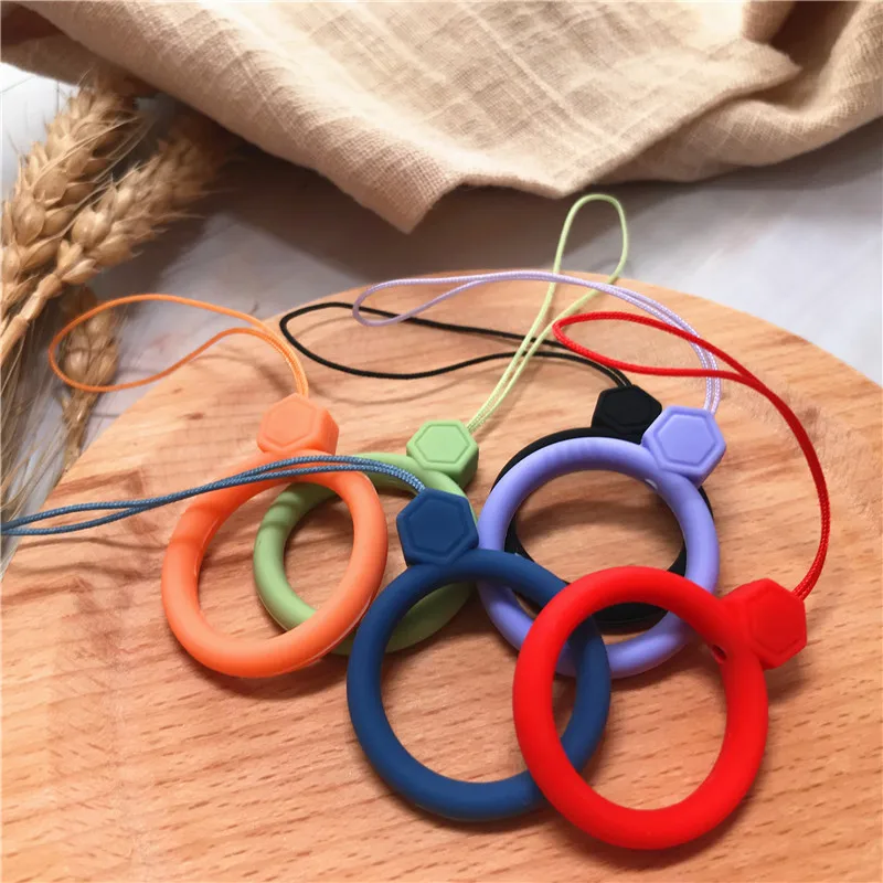 Силиконовый Шнур для ключей шнур мобильного телефона защита от падения