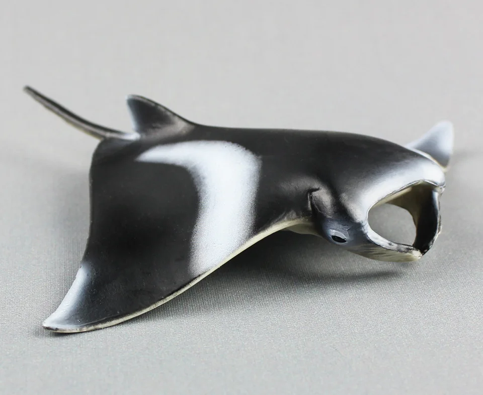 Marine Organism Model Devil Rays Manta Rays Children Model Static Plastic Solid Toy Animals