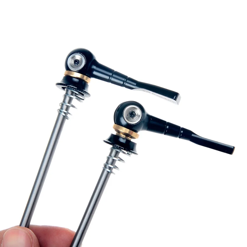 Billig 48 gr para Titan Ti Achse Spieße QR Ultra licht MTB Rennrad Fahrrad Quick Release Vorne 100 Hinten 130  135mm Rad Hub Spieße