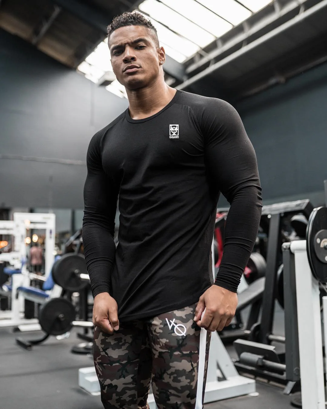 Muscle Kid Brother fitness Brothers осенне-зимняя мужская новая стильная модная мужская спортивная одежда с длинным рукавом для бега