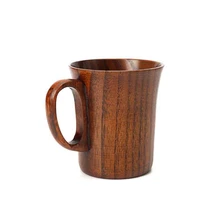 Японский стиль твердая древесина молоко чай чашка для воды теплоизоляция деревянная чашка экологичная