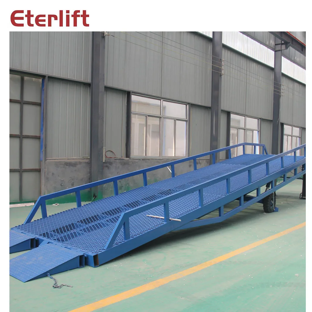 Manual Adjustable Container Loading Mobile Dock Ramp |
