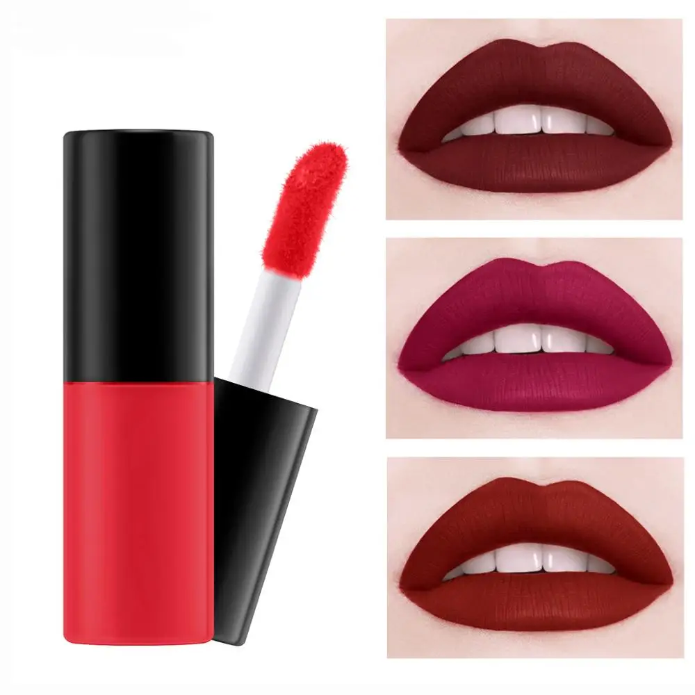 12 color women's professional lipstick 3D lip glaze moisturizing long-lasting lip gloss non-stick lip gloss makeup lipstick sexy