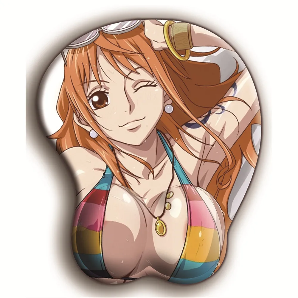 Японский Аниме One piece Nami 3D коврик для мыши высокой четкости персонажи мультфильмов ноутбук компьютер PC изысканный периферийный коврик