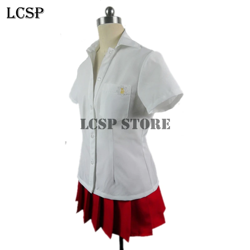 LCSP супер Danganronpa 2 Akane Owari Косплей Костюм японского аниме до свидания зависть школьная форма полный комплект костюм одежда
