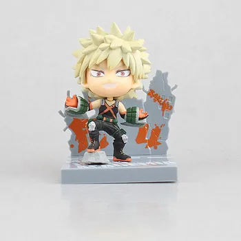 

My Hero Academia Bakugou Katsuki Todoroki Shoto Midoriya Izuku Q Version GK Statue PVC Action Figure Collection Model Toy A21