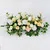 N Arreglo de flores artificiales FONDO DE BODA arco Decoration de pared de flores DIY boda camino de dirección boda - Цвет: N