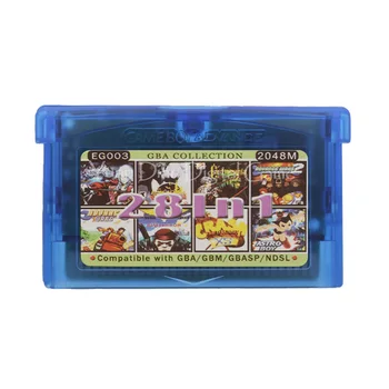 

For Nintendo GBA Video Game Cartridge Console Card Collection English Language EG003 28in 1