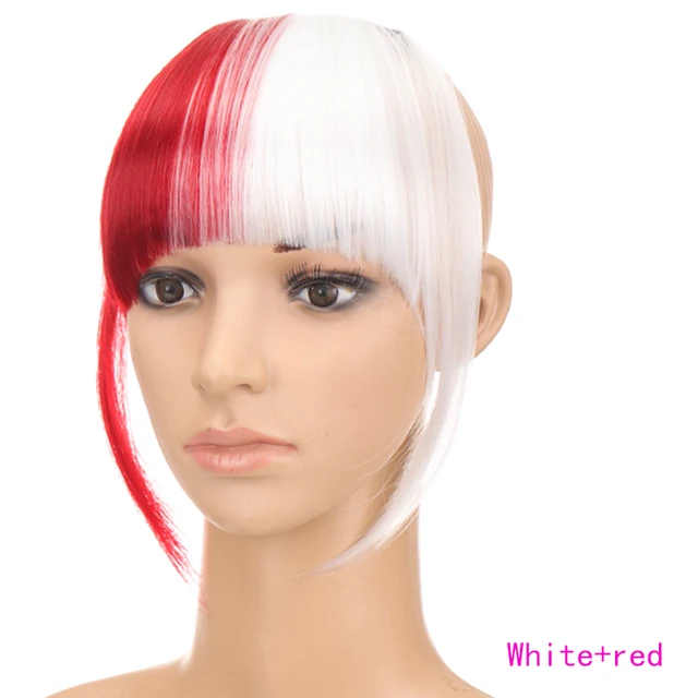 TALANG Neat Front Fringe Clip In  Hair Bangs  Hair Extensions Sweeping Side Blunt Bang Natural Black Brown Hairpieces WL37