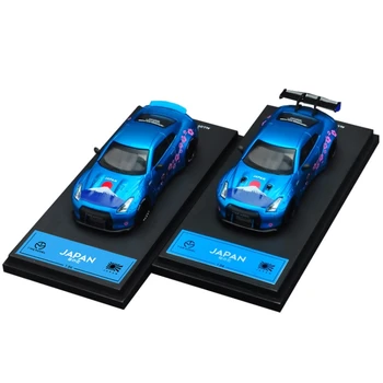 

Time Model 1/64 Nissan Skyline GT-R R35 Japan Mount Fuji Sakula Hatsune Miku Diecast Model Car