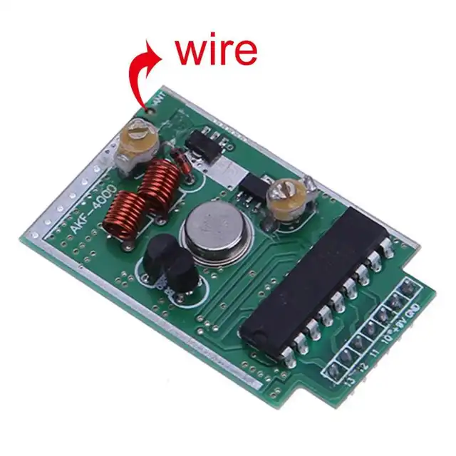 High Power 433Mhz DC 9V 4km Wireless Remote Control Transmitter Module Kit Parts