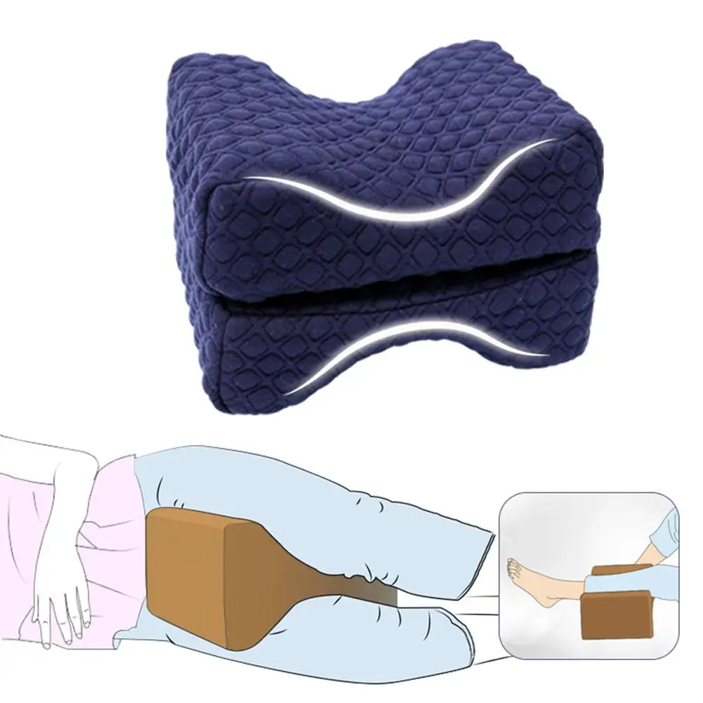 Memory Foam клиновидная Подушка для сна на коленях, боковые шпалы, боли в пояснице, облегчение беременности, подушка для тела Подушка для ног