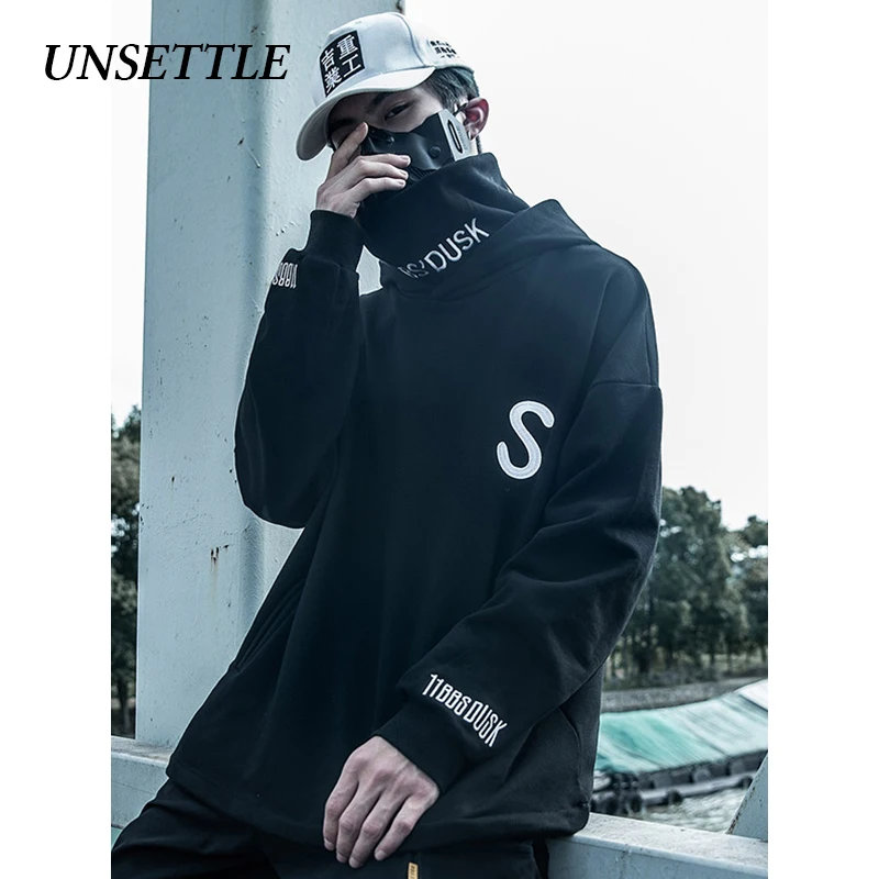 UNSETTLE Turtleneck Fleece Pullover Men japanese Hoodies oversize Streetwear Sweatshirts Hip Hop Harajuku Male High neck Tops UNSETTLE Turtleneck Fleece Pullover Men japanese Hoodies oversize Streetwear Sweatshirts Hip Hop Harajuku Male High neck Tops