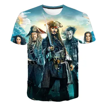 

2020 Men Women T-shirt Pirates Of The Caribbean Captain Jack Cool 3d Printed Tees Summer Style Casual T Shirt Tops Clothes