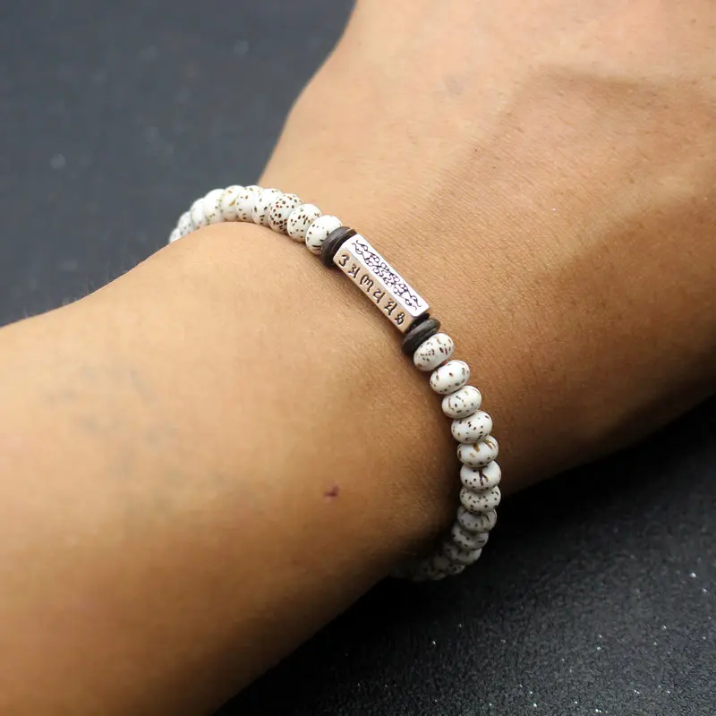 Bracelet Jewelry Tibetan Buddhist Colorful Cotton Thread Bodhi Beads