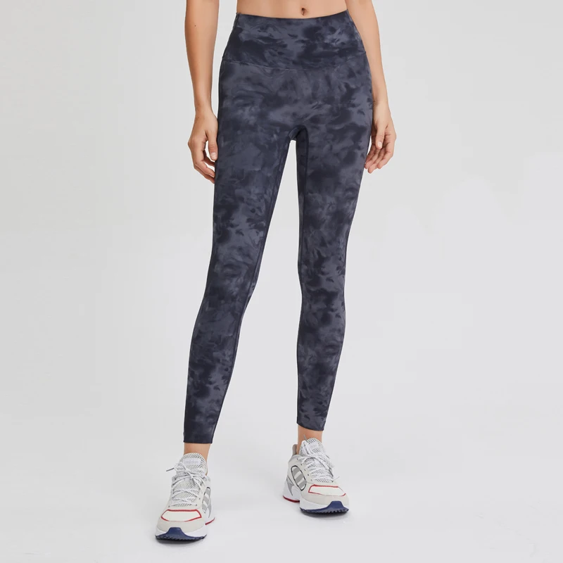 

Nepoagym 7/8 Rhythm Tie Dye Yoga Leggings No Front Seam Women Yoga Pants Buttery Soft Leggings Sport Women Fitness