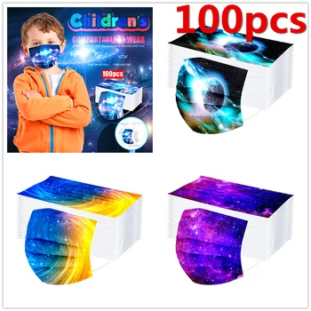 

100PC Child Boy Face Mask cotton mask 3Ply Ear Loop design daily use adult help breathe space accessories windproof outdoor 2020