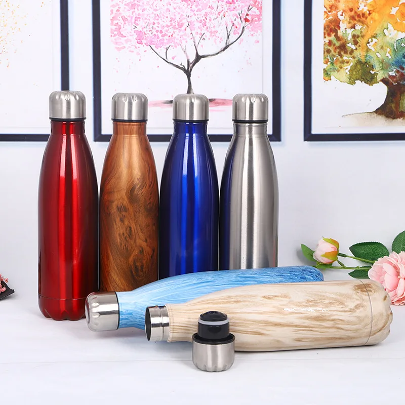 

304 Vacuum Stainless Steel Vacuum Cup-Style Creative Gifts Coke Bottle Export