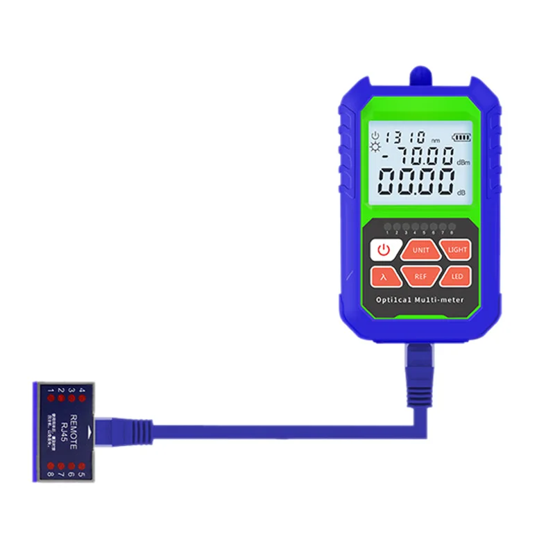 2 в 1 Высокоточный оптический Мощность метр тестер волокна Тип B Диапазон