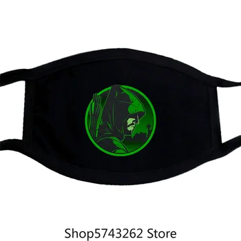 

Arrow Mask Green Arrow Birthday Gift Uniadult Kids Tee Top Washable Reusable Mask