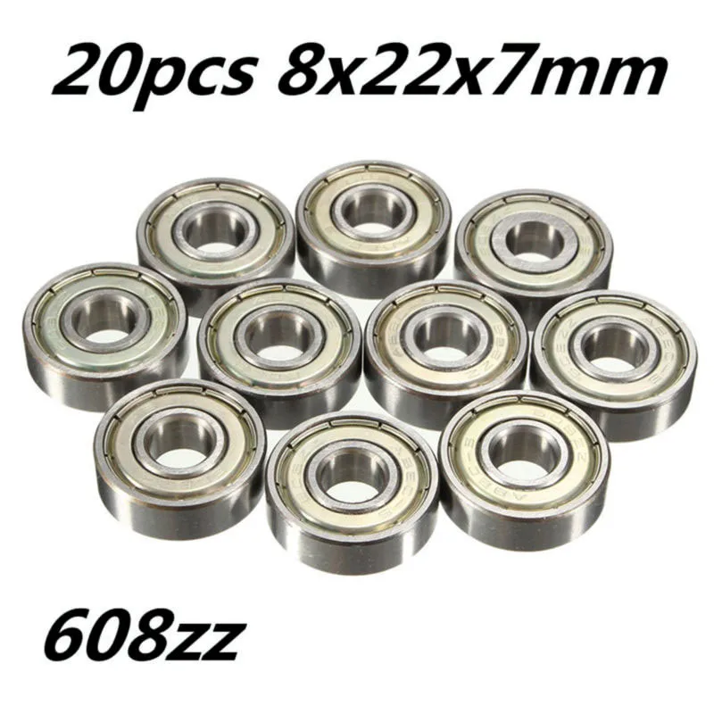 

100% Brand New Ball Bearings Wheel Steel For Skateboard For Skating Shoes Carbon Steel Accessories Part Tool