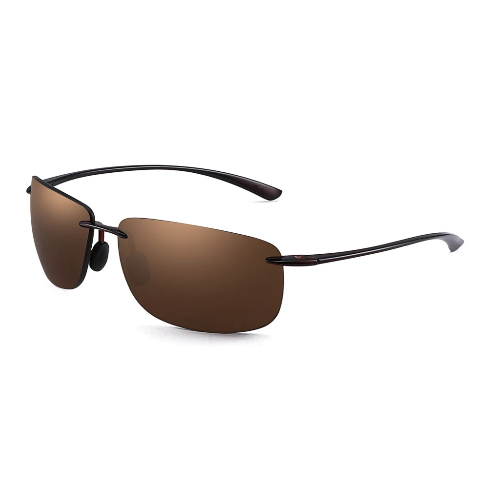 JIM Ultralight Sport Sunglasses for Men Women TR90 Rimless Frame for Running Fishing Cycling Driving_voghion.com