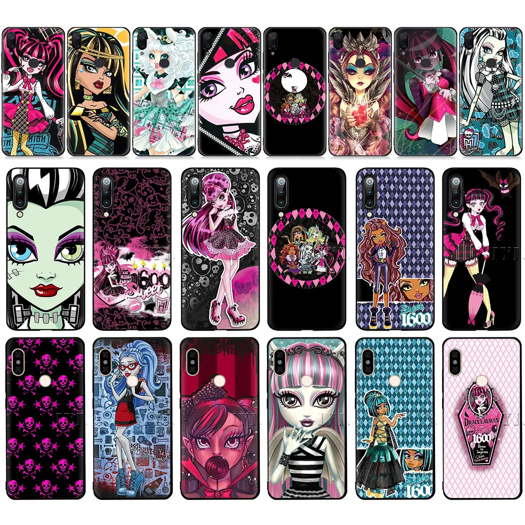 Monsters High Anime Soft phone Case for Redmi Note 4X 5 7 K20 6 Pro 5A Prime Go Cover | Мобильные телефоны и аксессуары