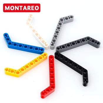 

Moc 32271 Technic Axle Pin Beam 1 x 9 Bent (7 - 3) Thick compatible Particle DIY education building blocks bricks part 30pcs/set