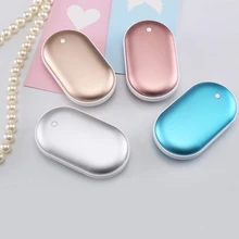 2 в 1 грелка для рук с функцией внешнего аккумулятора зимняя Двусторонняя карманная грелка для рук 5200 мАч Внешний аккумулятор USB портативный ручной подогреватель