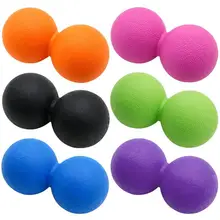 Myofascia арахис Массажный мяч, фитнес упражнений йогой тела лицевой массажер