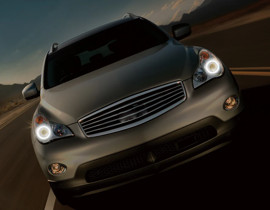 Для Infiniti QX50 2013 супер яркий белый цвет 3528 SMD комплект светодиодов «глаза ангела» дневной ходовой светильник DRL