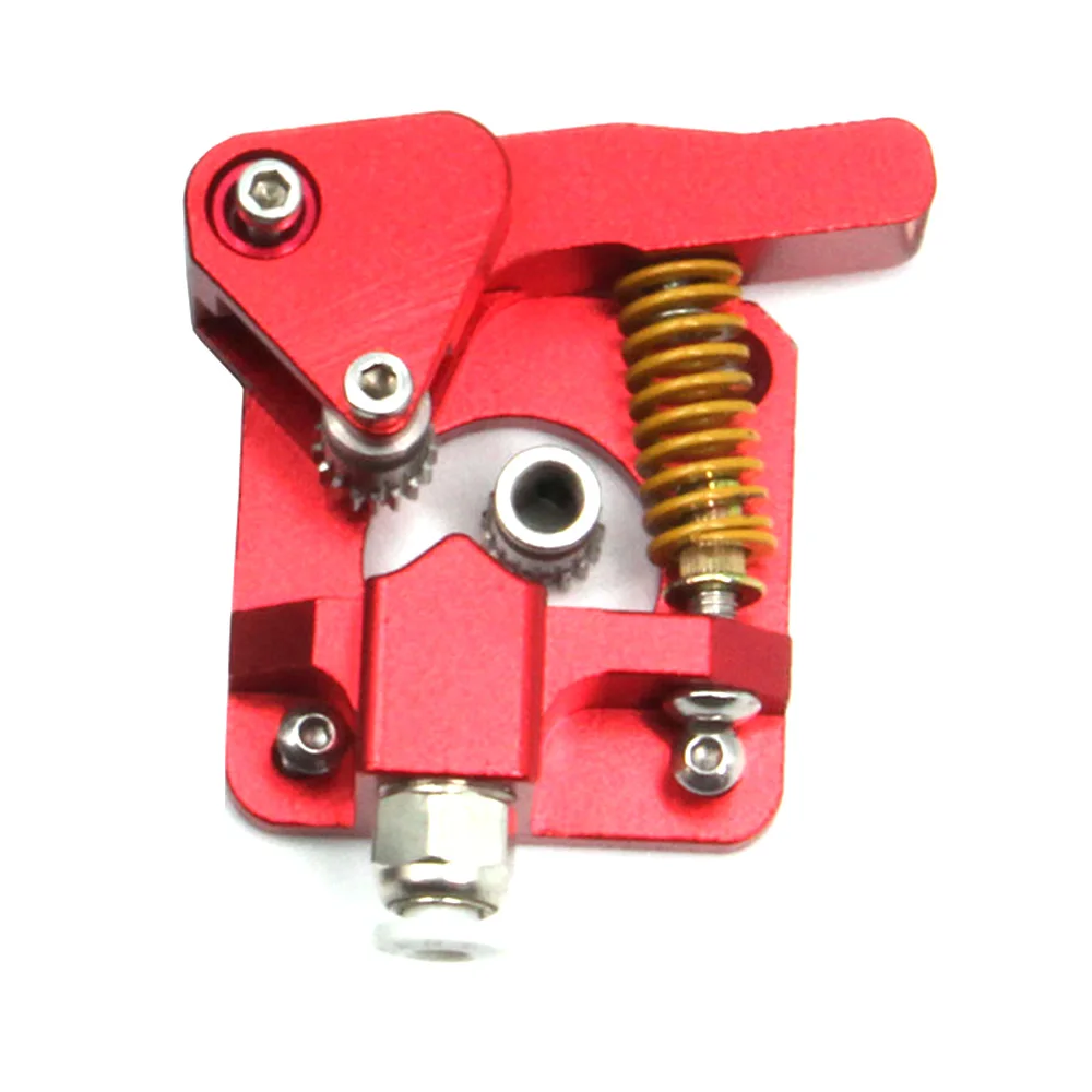 Upgrade Aluminum Single/Dual Gear Mk8 Extruder for Ender3/CR10/CR-10S PRO RepRap 1.75mm 3D Parts Drive Feed Pulley Extruder