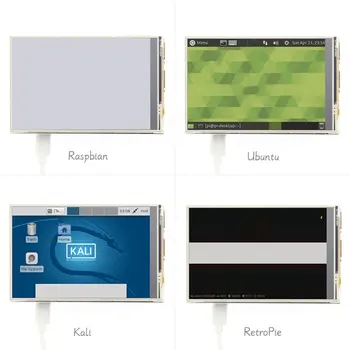 

3.5/4.0 inch MHS TFT GPIO LCD Module Screen Display with Touch Panel Support 125MHz SPI Input for Raspberry Pi