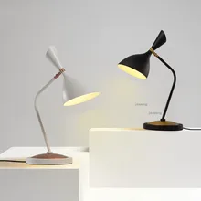 Современный домашний декоративный светодиодный светильник, настольная лампа, простая прикроватная лампа, настольная лампа для спальни, спальни, светильник для кабинета, обучающая настольная лампа