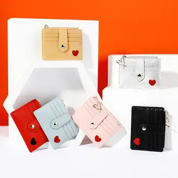 

Women PU Leather Purse Slim Credit Card Holder ID Business Wallet for Daily Travel