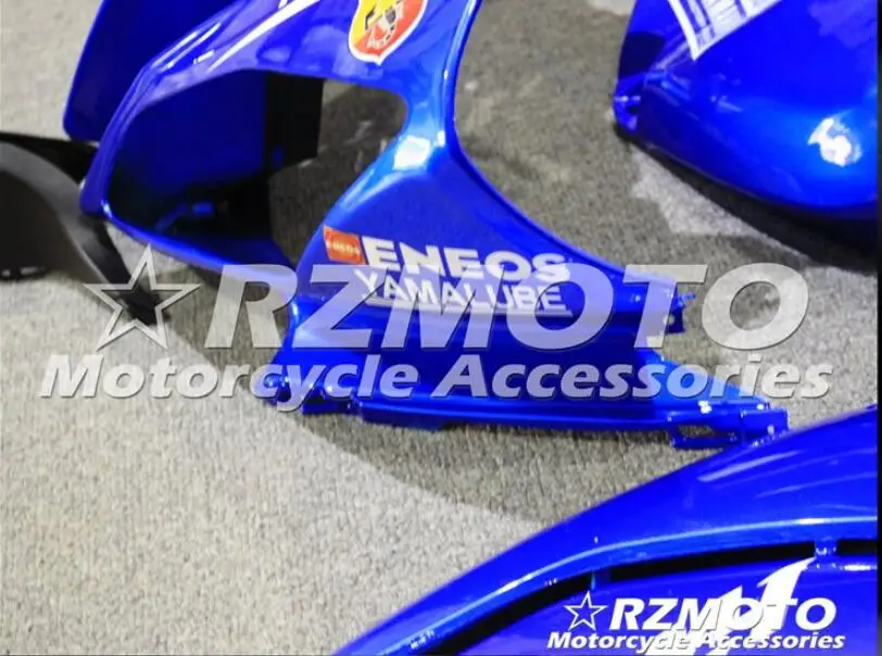 4 подарки набор впрыскивателей Мотоцикл Обтекатели Fit для YAMAHA YZF-R6-600 2008- 08-16 Кузов Набор изготовленный на заказ синий прохладный