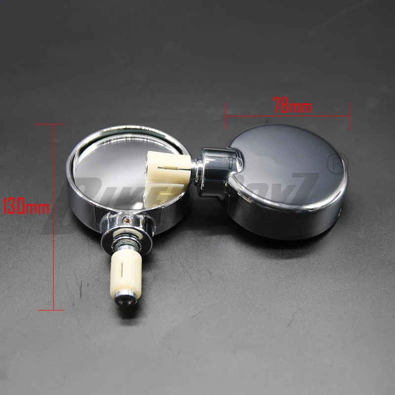 2 шт. универсальные мотоциклетные зеркала заднего вида 22 мм|Боковые и аксессуары|