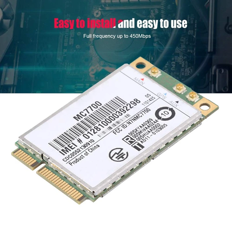 Разблокированная карта MC7700 3g/4G WWAN для Sierra AirPrime, 100 Мбит/с 4G/3g LTE/FDD/WCDMA/Edge gps модуль для Windows/Linux