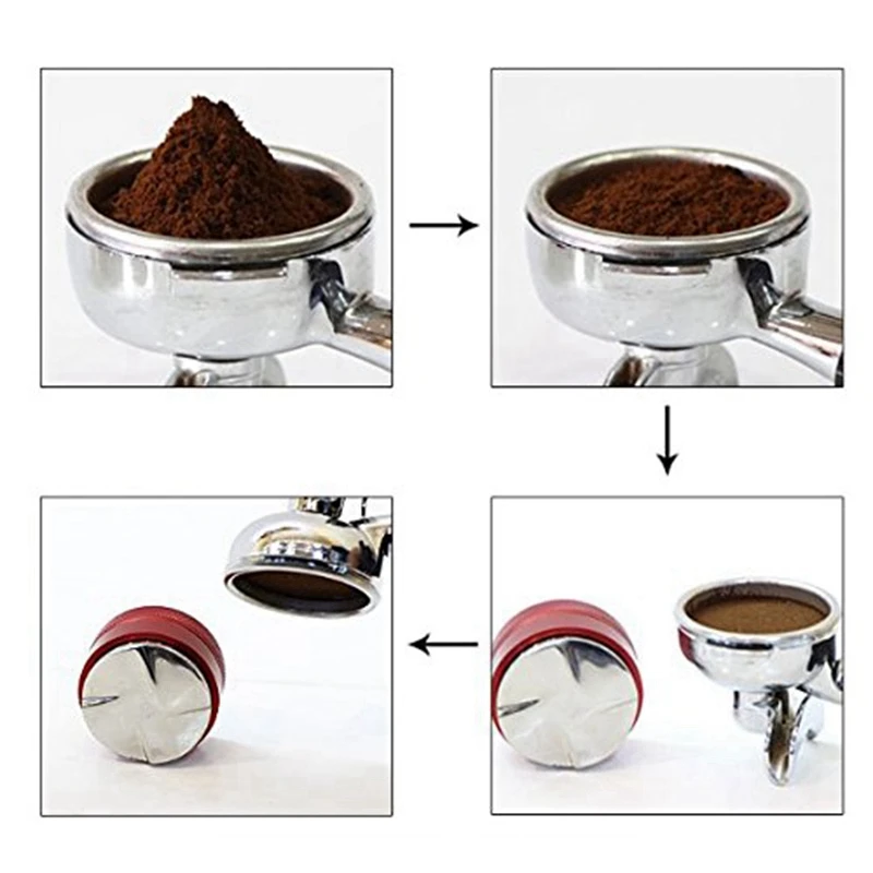 Распределитель кофе инструмент выравниватель коричневый распределитель 58 мм коричневый распределительный инструмент