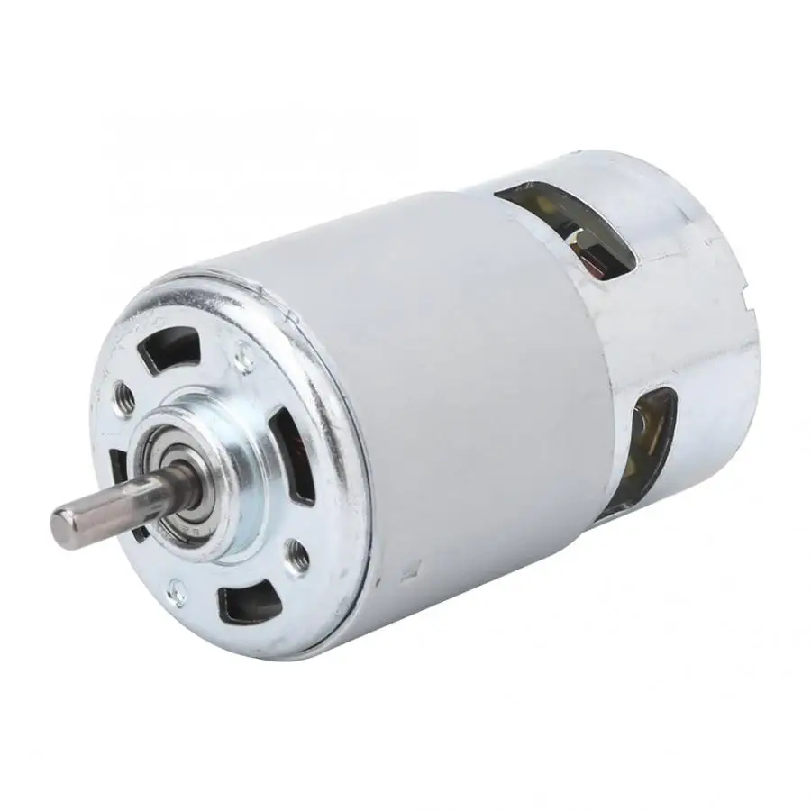 775 Мотор 12-24V высокоскоростной большой крутящий момент двигатель постоянного тока двойной шариковый подшипник