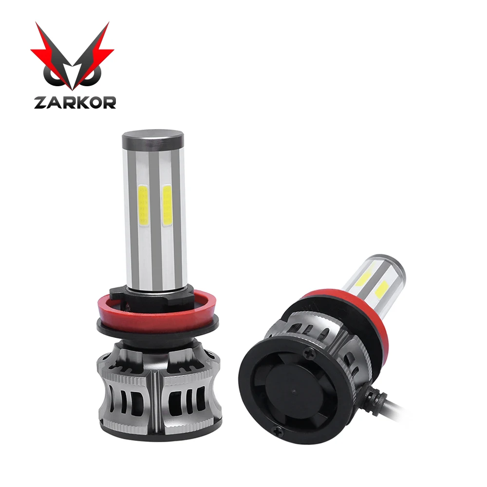 Sarkor 16000лм 6 сторон COB автомобильный светильник s led лампа H11 H8 H9 желтый белый синий 3 цвета противотуманный светильник Авто головной светильник 12 в IP68 и выше