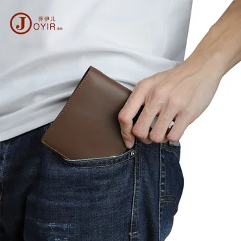 

New Style RFID Leather Wallet 2020 Business Casual Card Bit More Cross Retro Men Short Wallet