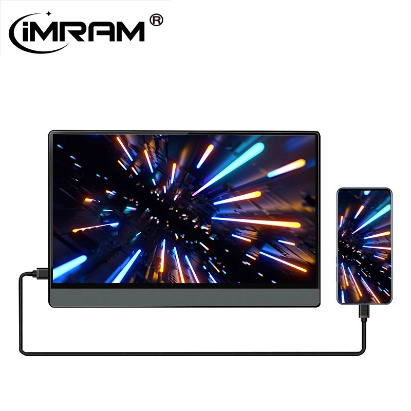 US $128.31 Smart Touch Screen Portable LCD HD Monitor 133 USB Gaming Monitor USB TypeC HDMICompatibe For Switch Phone Laptop LCD Display